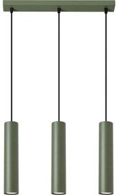 Sollux SL.1486 - Luster na lanku LAGOS 3xGU10/10W/230V zelená