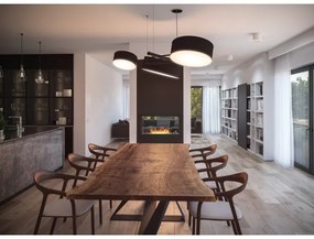 InFire - Vstavaný BIO krb 90x50 cm 3kW obojstranný