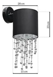 Nástenné svietidlo ALMERIA 1xE27/60W/230V