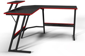 Herný stôl BG02 čierny 130 cm