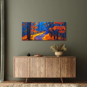 Obraz jesenného lesa (120x50 cm)