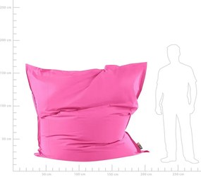 Sedací vak 180x230 cm Xxl (fuchsiová). Vlastná spoľahlivá doprava až k Vám domov. 1009267