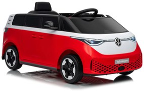Detské elektrické auto Volkswagen ID BUZZ červené