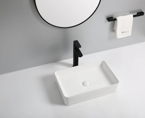 Erga Emiliana, umývadlo na dosku 500x335x110 mm, biela lesklá, ERG-V03-9533-WH