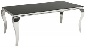 (2911) MODERNO TEMPO luxusný jedálenský stôl čierny 200 cm