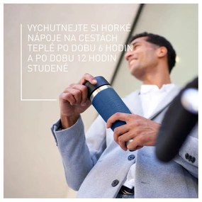 Tmavomodrý cestovný hrnček 360 ml – Tefal