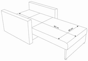 Kreslo ARIA, 96x85x98, kornet 02/kornet 10