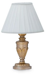 Stolová lampa Ideal lux 020853 FIRENZE TL1 1xE14 40W antická zlatá