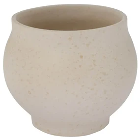 Storefactory Keramický obal na kvetiny Berghalla Off-White Ø 17 cm
