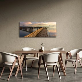 Obraz - Na brehu jazera Obersee (120x50 cm)