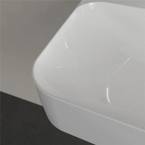 VILLEROY &amp; BOCH Finion závesné umývadlo s dvomi otvormi, bez prepadu, 1000 x 470 mm, biela alpská, s povrchom CeramicPlus, 4168A1R1