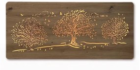 Svietiaci obraz Tri lipy na batériu