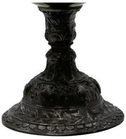 Petrolejová lampa BARBORA 54 cm lesná zelená