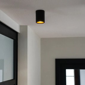 Inteligentný reflektor čierny so zlatom vrátane svetelného zdroja GU10 WiFi - Ronda