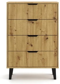 Komoda Sacar 3 (dub artisan). Akcia -20%. Vlastná spoľahlivá doprava až k Vám domov. 1132777