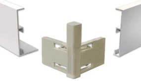 BERGE MONTÁŽNY RÁMČEK kľučiek pre LED panely 60x60cm