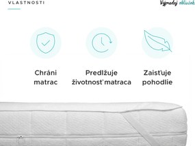 Nepremokavý chránič na matrac FROTÉ 80x160 cm
