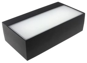 LED2 - LED Vonkajšie nástenné svietidlo KVADER LED/9W/230V IP54