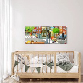 Obraz - Detské mestečko (120x50 cm)