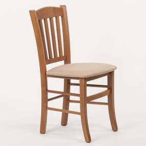 Stima Stolička VENETA s čalúneným sedákom Vyberte odtieň ->: Rustikál, Vyberte látku ->: LUX Cappuccino 24