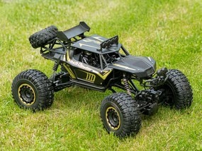 KIK RC Rock Crawler auto na diaľkové ovládanie 1:8, 4x4, čierne
