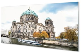 Sklenený obraz Nemecko Berlin Cathedral River 125x50 cm