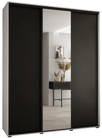 Skriňa 45 Canaris 3 190 biela/čierna/čierna