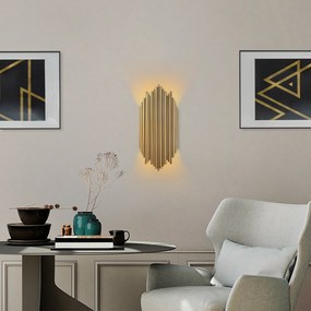 Nástěnná lampa Kara zlatá
