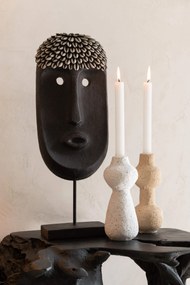 JOLIPA Čierna africká šamanská maska Variant: Väčšia