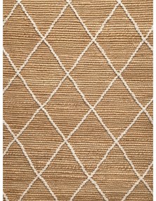 Ručne tkaný jutový koberec v prírodnej farbe 160x230 cm Kunu – Hanse Home