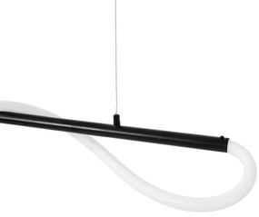 Toolight Toolight, LED závesné svietidlo 120 cm 60W APP853-CP LONG BLACK, čierna-biela, OSW-04030