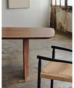 Hnedý jedálenský stôl v dekore orecha 100x200 cm Litto – Kave Home