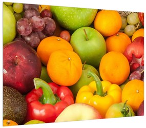 Obraz ovocia a zeleniny (70x50 cm)