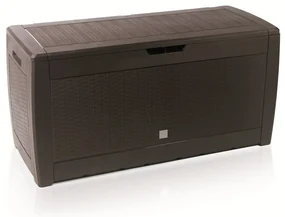 Záhradný box, 310 l, tmavo hnedá