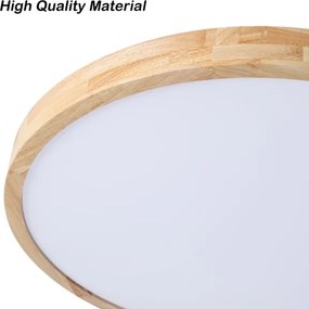 Brilagi - LED stmievateľné svietidlo WOODLINE LED/72W/230V 3000-6000K dub, priemer 60 cm + diaľkové ovládanie