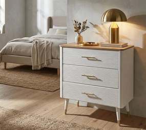 Komoda Matera 78 cm biela