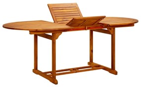 Záhradný stôl 200x100x75 cm, akáciový masív