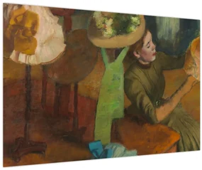 Obraz - Edgar Degas, The Millinery Shop, reprodukcia (90x60 cm)