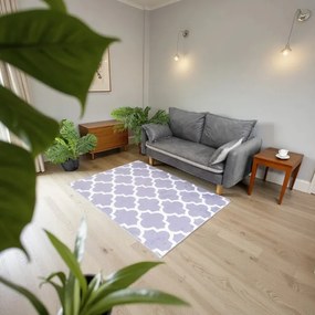 Protišmykový koberec NOVO maroko sivý