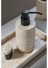 Béžový kamenný dávkovač mydla 250 ml Travertine – Mette Ditmer Denmark