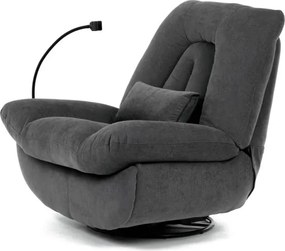 Polohovacie kreslo sivé, elektrické TV-7089 GREY2
