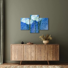 Obraz - Biele tulipány (90x60 cm)