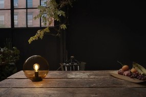 LEDVANCE Stolná lampa VINTAGE BUBBLE TABLE, 1xE27, 60W, oranžová