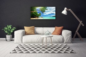 Obraz Canvas Palma pláž more krajina 120x60 cm