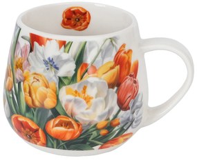 Porcelánový hrnček Tulips 430 ml