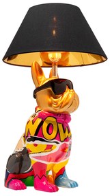 Graffiti Dog stolová lampa viacfarebná