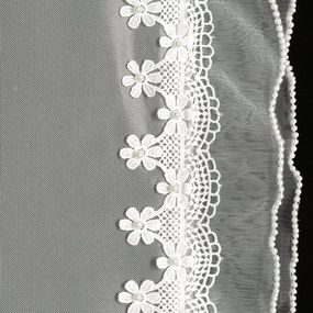 ZÁCLONA NA PÁSKE LARISA SADA 2KS 140X270 CM BIELA
