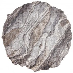 Koberec TINE 75313C Skala, kameň - tmavo sivý / svetlo sivý