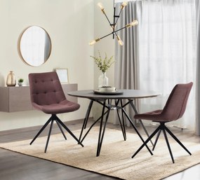 Set 2 jedálenských stoličiek Merna - látka - taupe