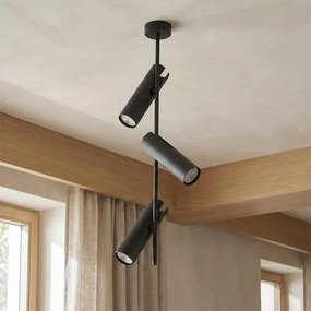 Brilagi - Luster na tyči BRANCH 3xGU10/30W/230V čierna